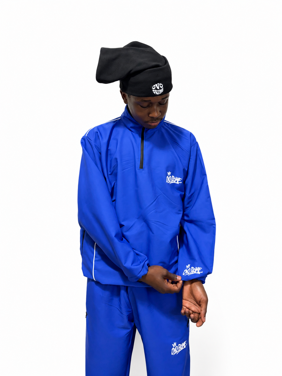 OVO PRIME Quarter-Zip Tracksuit – Royal Blue