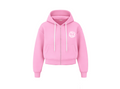 SOFT PINK ZIP UP HOODIE