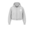 GREY ZIP UP HOODIE