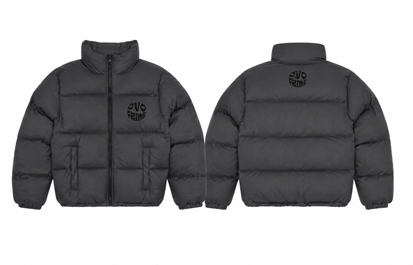 OVO PRIME Essential Puffer Jacket – Black